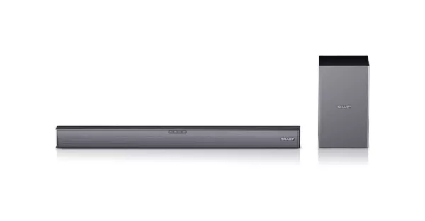 Sharp HTSBW182 Slim Soundbar avec caisson de basses sans fil – 160 w – 2.1 canaux – noir