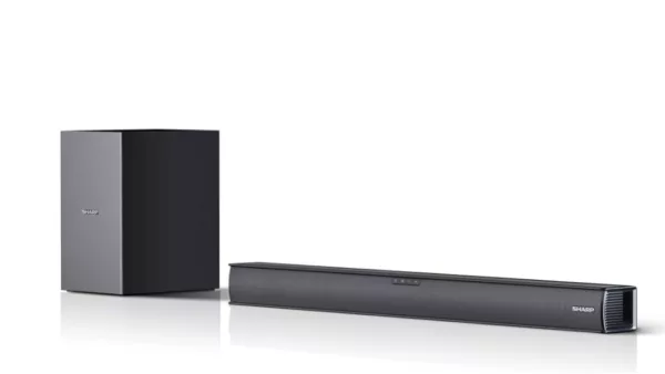 Sharp HTSBW182 Slim Soundbar avec caisson de basses sans fil – 160 w – 2.1 canaux – noir – Image 2