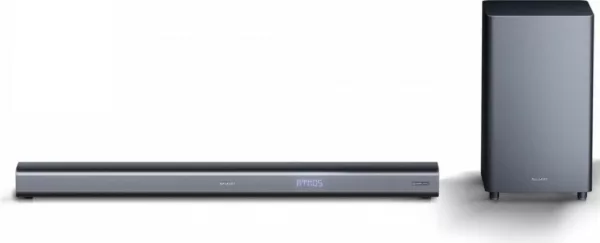 Barre de son Sharp HTSBW460 avec caisson de basses sans fil – 440 w – 3.1 canaux – noir