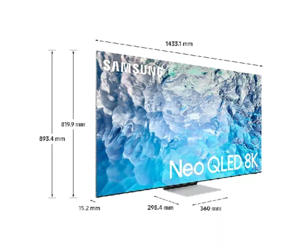 Samsung QE65QN900BTXZT Qn900B Smart tv 65 "qled 8k - acier inoxydable – Image 7