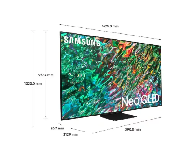Samsung QE75QN90BATXZT Qn90B Téléviseur intelligent 75" qled 4k - noir – Image 10