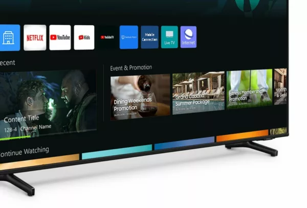 Samsung HG55BU800EUXEN téléviseur d'hôtel 55" uhd 4k - noir – Image 4