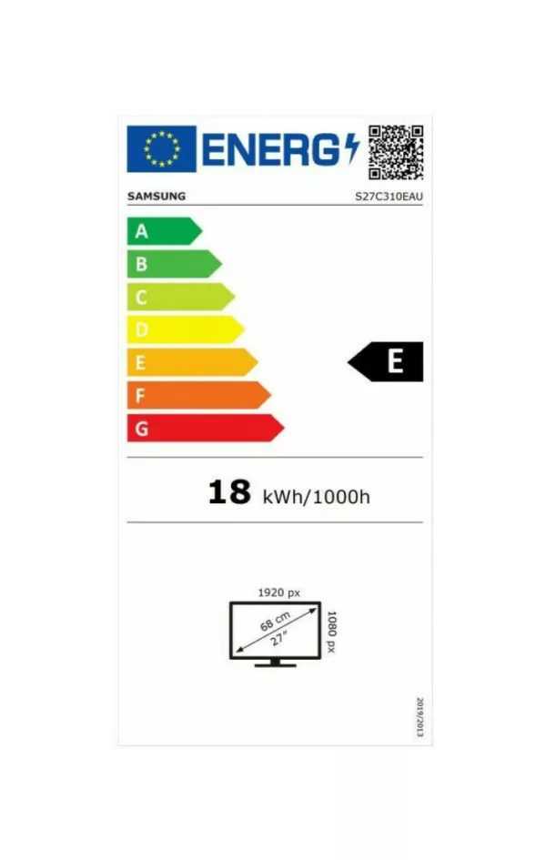 Moniteur IPS Full HD Samsung LS27C310EAUXEN S31C 27 pouces – noir – Image 9