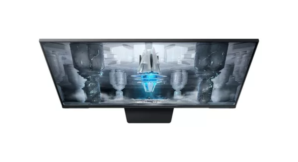 Moniteur de jeu UHD Samsung LS43CG700NUXEN Odyssey Neo G7 de 43 pouces – Blanc – Image 4