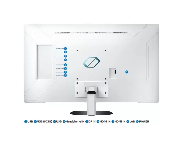 Moniteur de jeu UHD Samsung LS43CG700NUXEN Odyssey Neo G7 de 43 pouces – Blanc – Image 5
