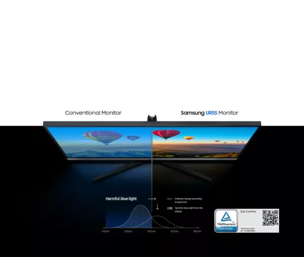 Samsung LU28R550UQPXEN Ur55 Moniteur UHD IPS 28" - noir – Image 8