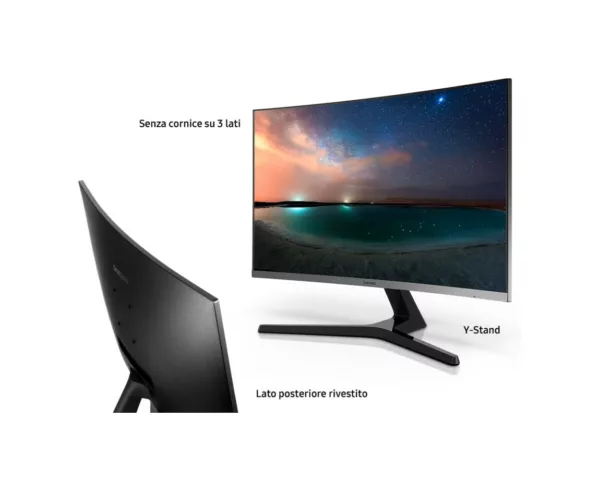 Moniteur incurvé Samsung LC32R500FHPXEN Cr50 avec 32" Full HD – transparent – Image 6