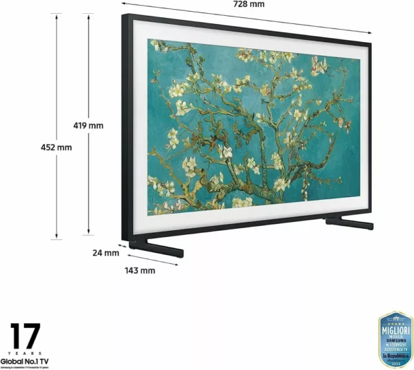 Samsung QE32LS03CBUXZT The Frame Smart tv 32' qled – noir – Image 8