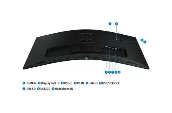 Samsung LS34C652UAUXEN Hrm Viewfinity S6 Moniteur incurvé va 34" lg - noir – Image 12