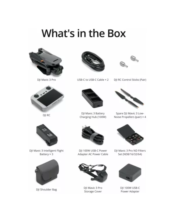 Dji 3 PRO FLY MORE COMBO Drone Mavic 3 Pro Fly More Combo - gris – Image 5