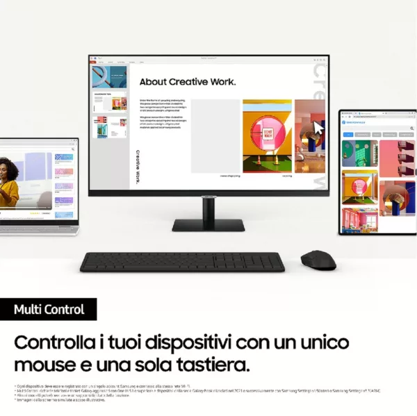 Samsung LS32DM700UUXEN Series M7 Moniteur intelligent va 32'' uhd – noir – Image 3