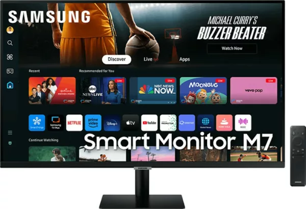 Samsung LS32DM700UUXEN Series M7 Moniteur intelligent va 32'' uhd – noir