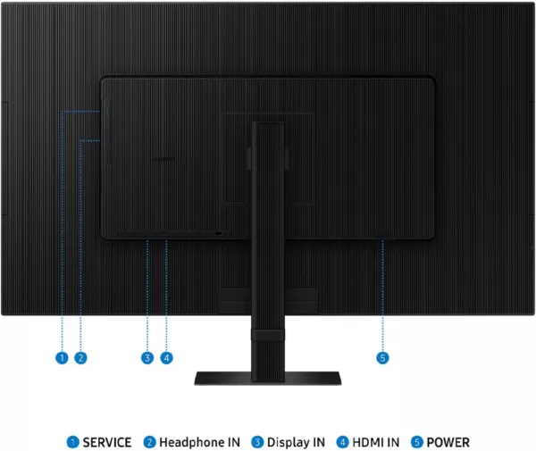 Moniteur plat uhd Samsung LS32D700EAUXEN Viewfinity S7 Va 32'' – noir – Image 5