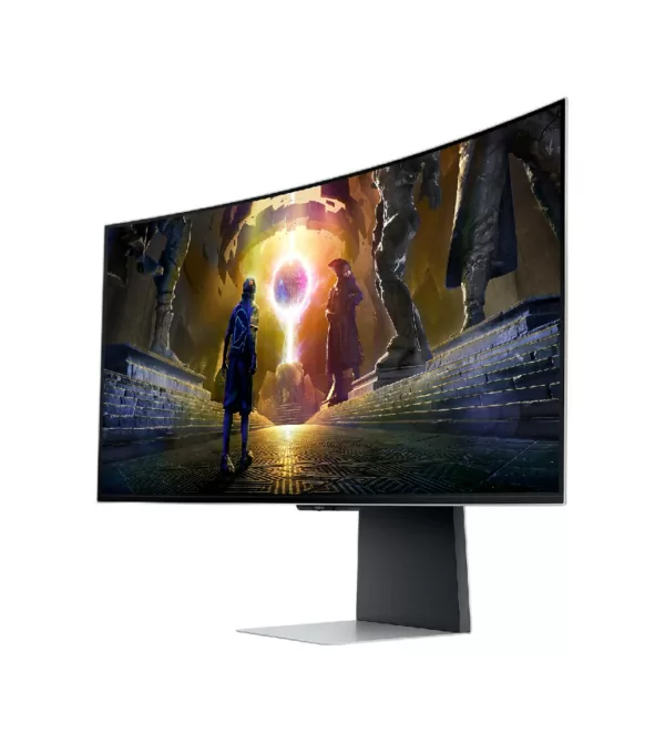 Samsung LS34DG850SUXEN Odissey G8 Moniteur OLED incurvé 34'' avec écran LCD - argent – Image 8