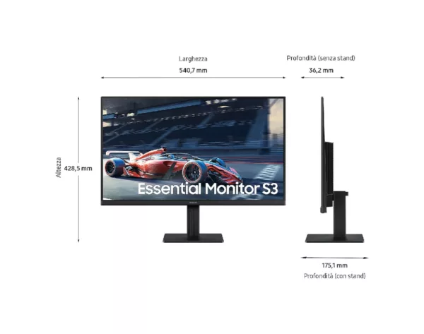 Samsung LS24D300GAUXEN Moniteur IPS plat full HD 24'' - noir – Image 4